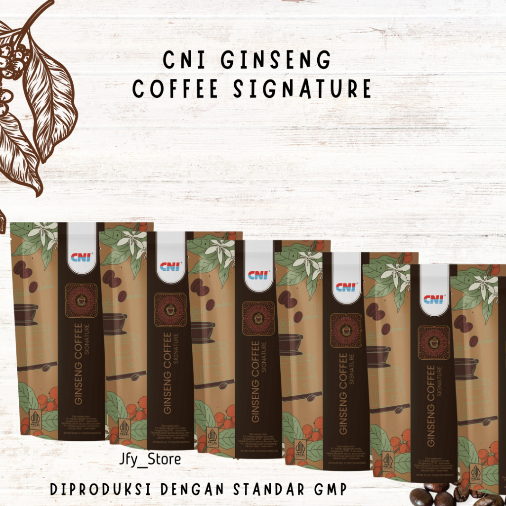 

CNI Ginseng Coffee Signature - Kopi Ginseng CNI - Exp Mei 2026