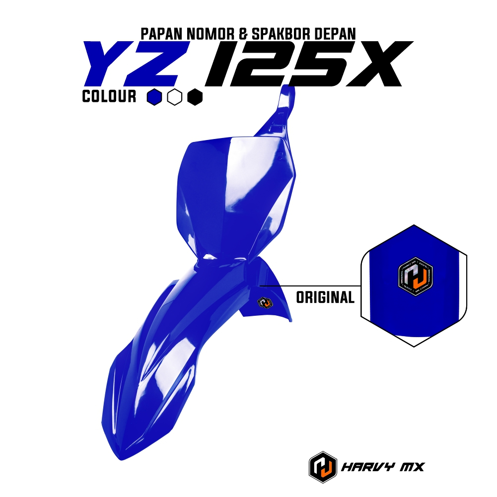 HARVYMX Spakbor Depan Papan Nomor YZ 125X