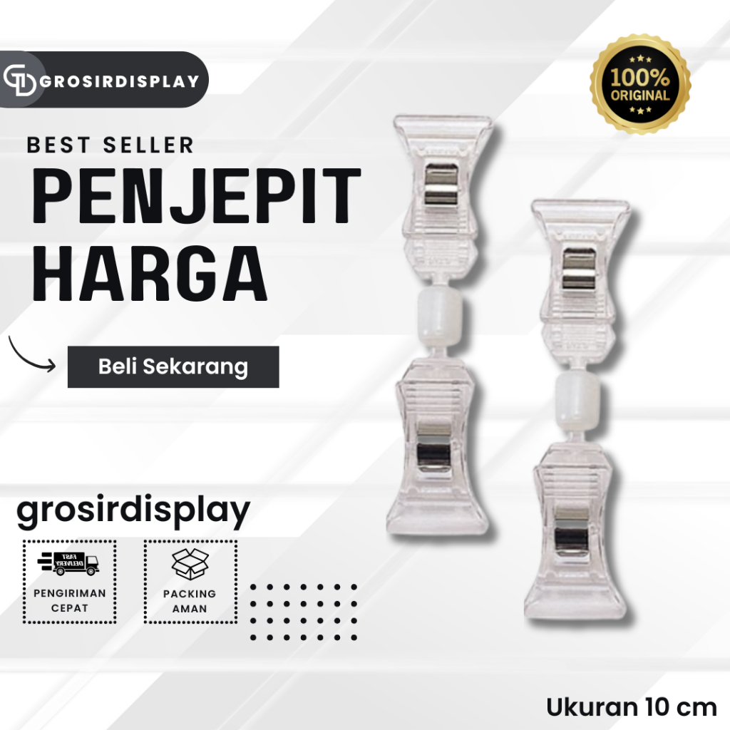 

Penjepit Harga Lurus Price Tag Perlengkapan Toko Grosir 10cm