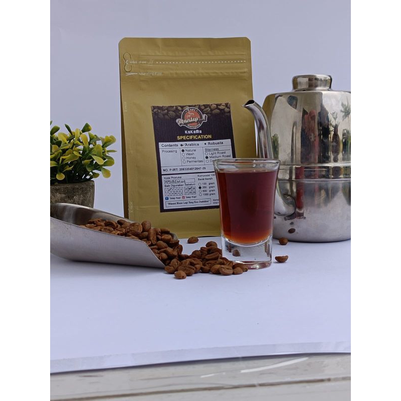 

Kopi Arabika Kamojang Mantep 100% asli dari perkebunan kamojang