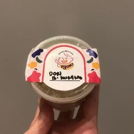 

Full meal bubur lauk dori bumbu kuning