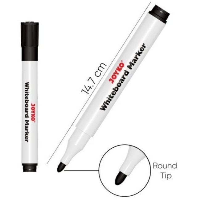 

spidol bisa di hapus perpack / spidol joyko white board marker wm-65 original