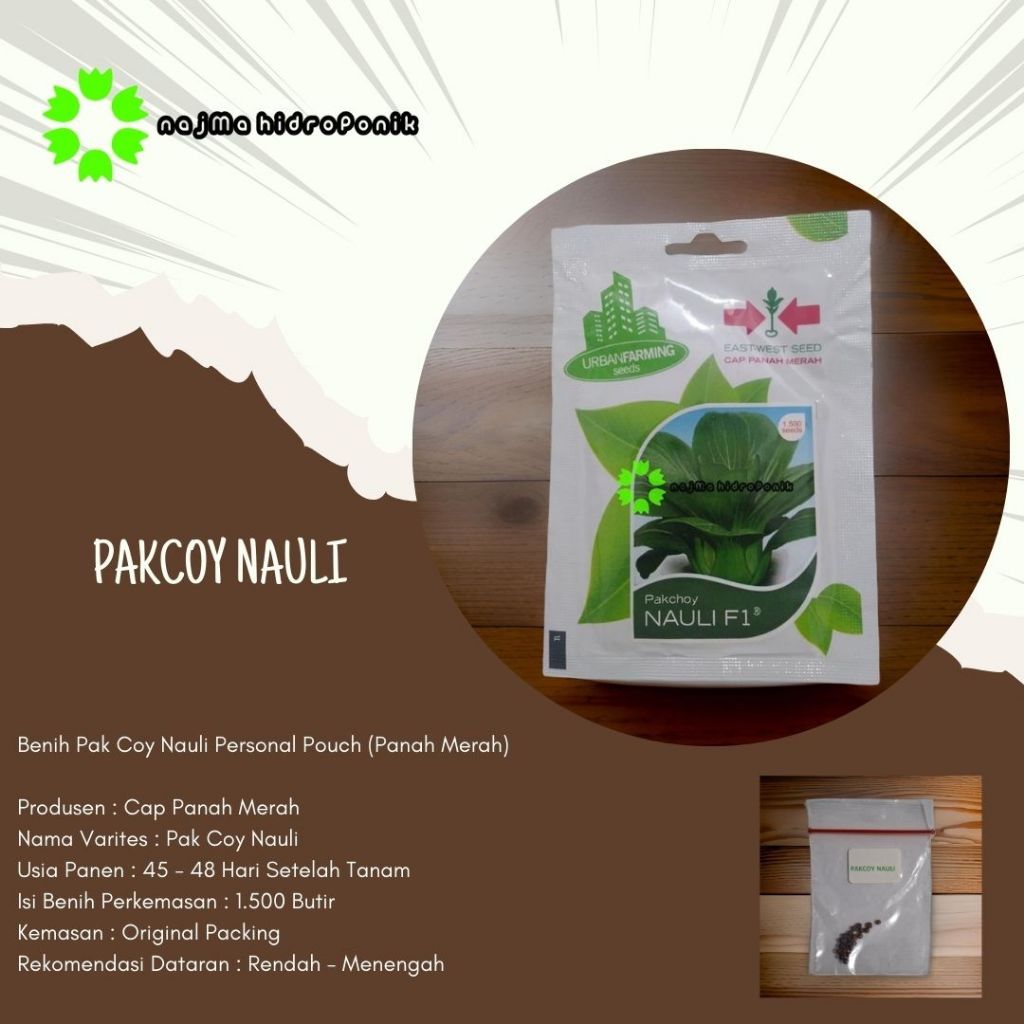 Benih Pakcoy Nauli Pouch (Panah Merah)