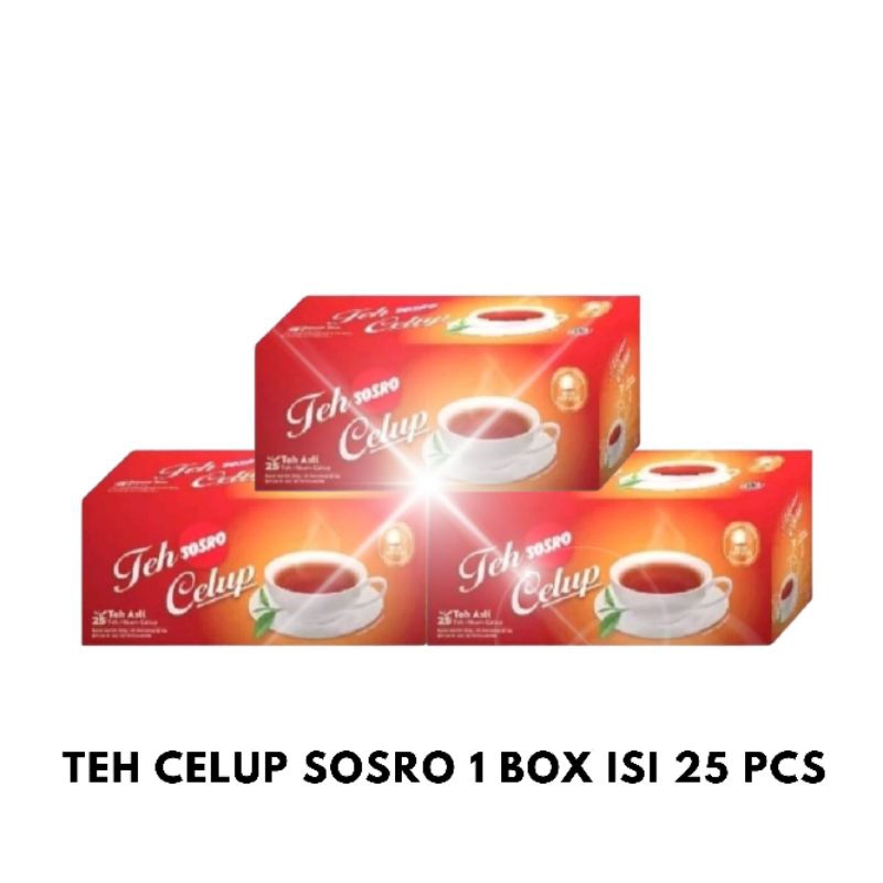 

Teh Celup Sosro 1 Box Isi 25 x 2gr