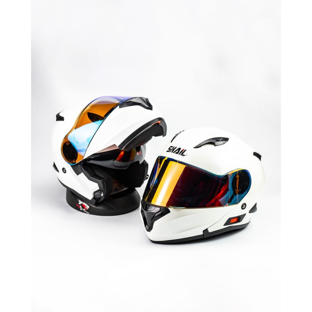 HELM SNAIL MODULAR M1 - WHITE GLOSS (HELM MODULAR)