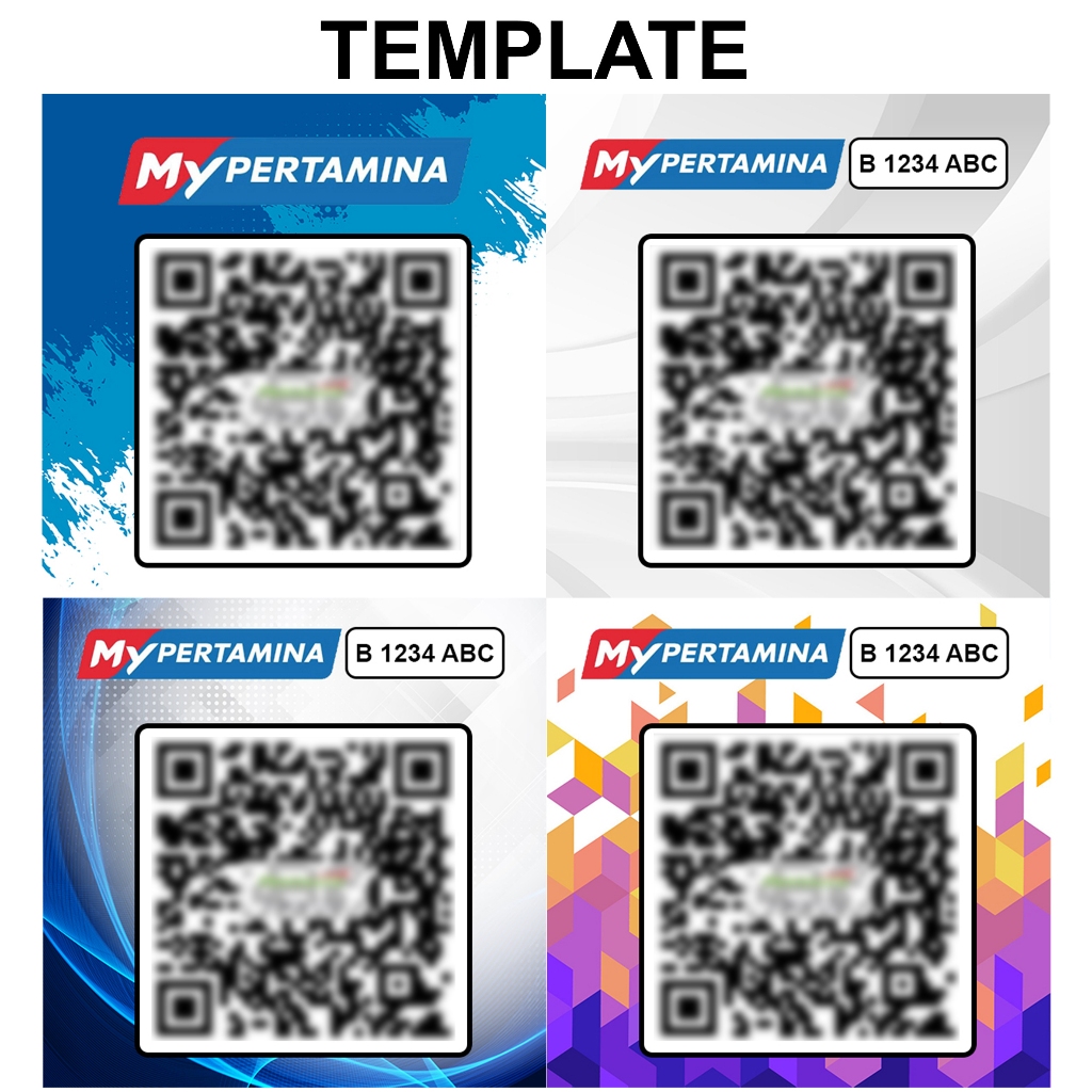 Barcode Pertamina/ Barcode Pertalite/ Gantungan Kunci My Pertamina