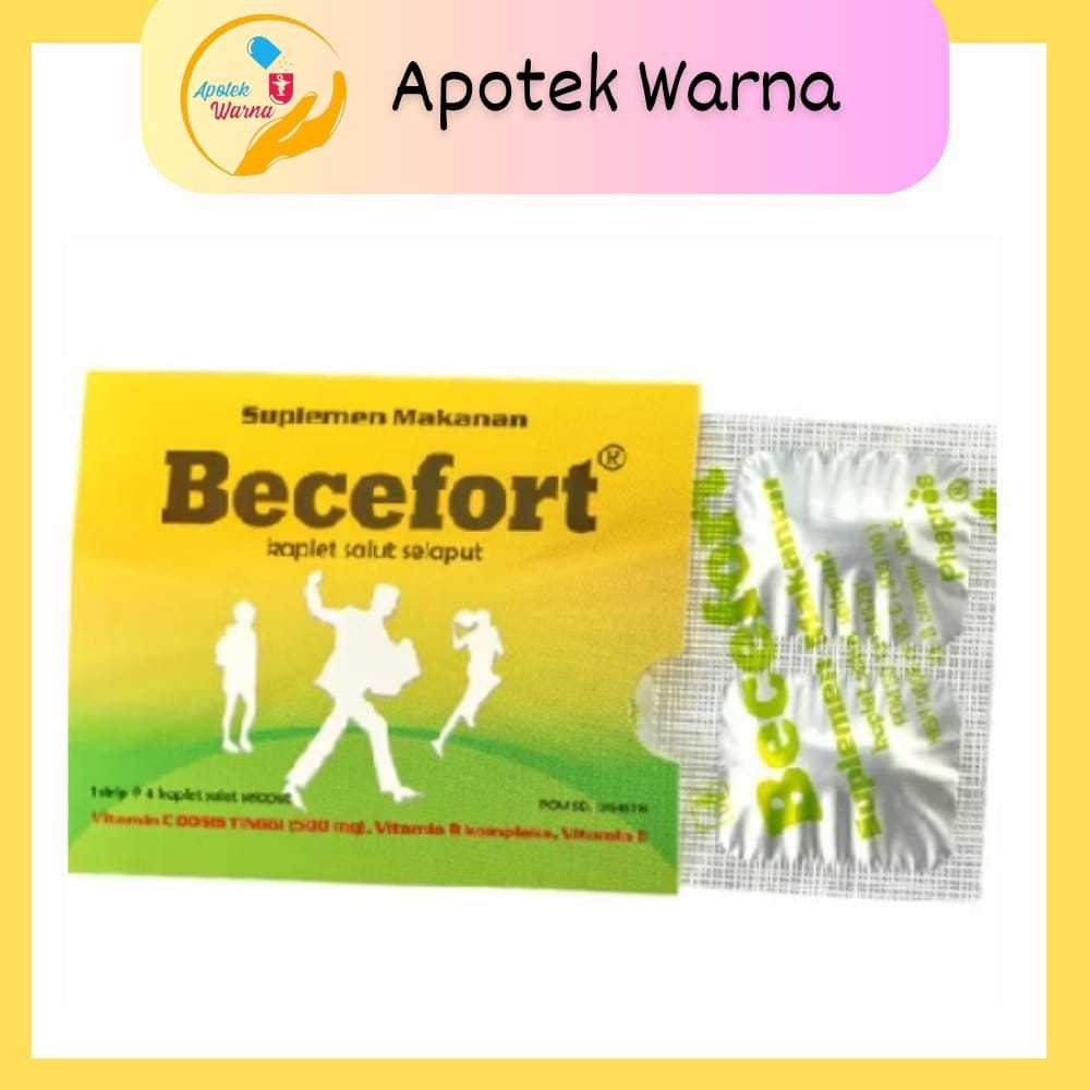 BECEFORT SUPLEMEN MAKANAN ISI 4 KAPLET