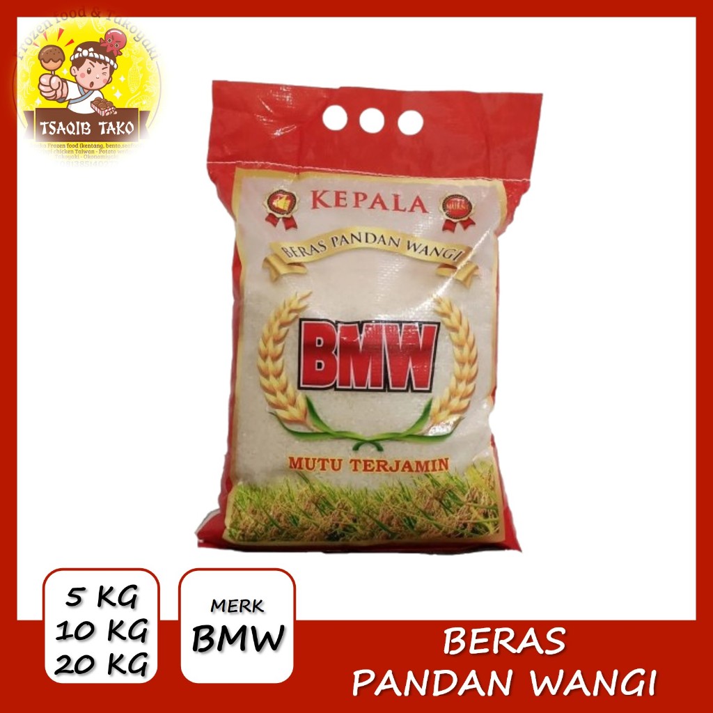 

BERAS CAP BMW 20KG PANDAN WANGI SUPER PREMIUM PULEN