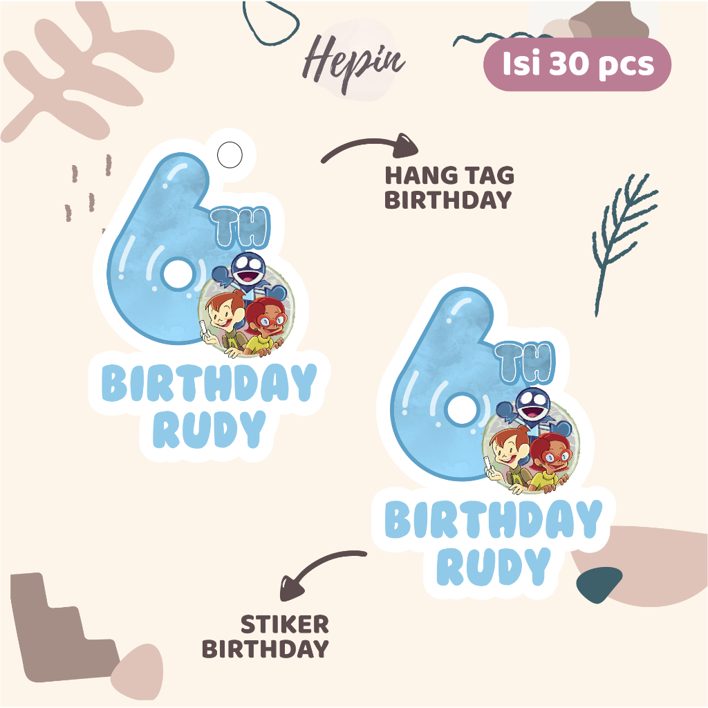 

(30pcs) diecut label hang tag CHALKZONE /lucu cetak hang tag ulang tahun/label stiker diecut/murah/label ulang tahun/suvemir ultah/stiker diecut/hangtag diecut