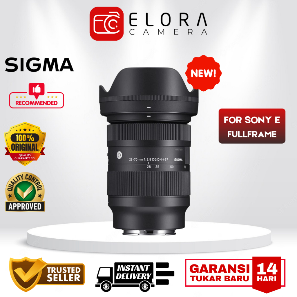 Sigma 28-70mm F2.8 DG DN C Sony Full Frame / Lensa Sigma 28-70 mm F 2.8 For Sony E Mount