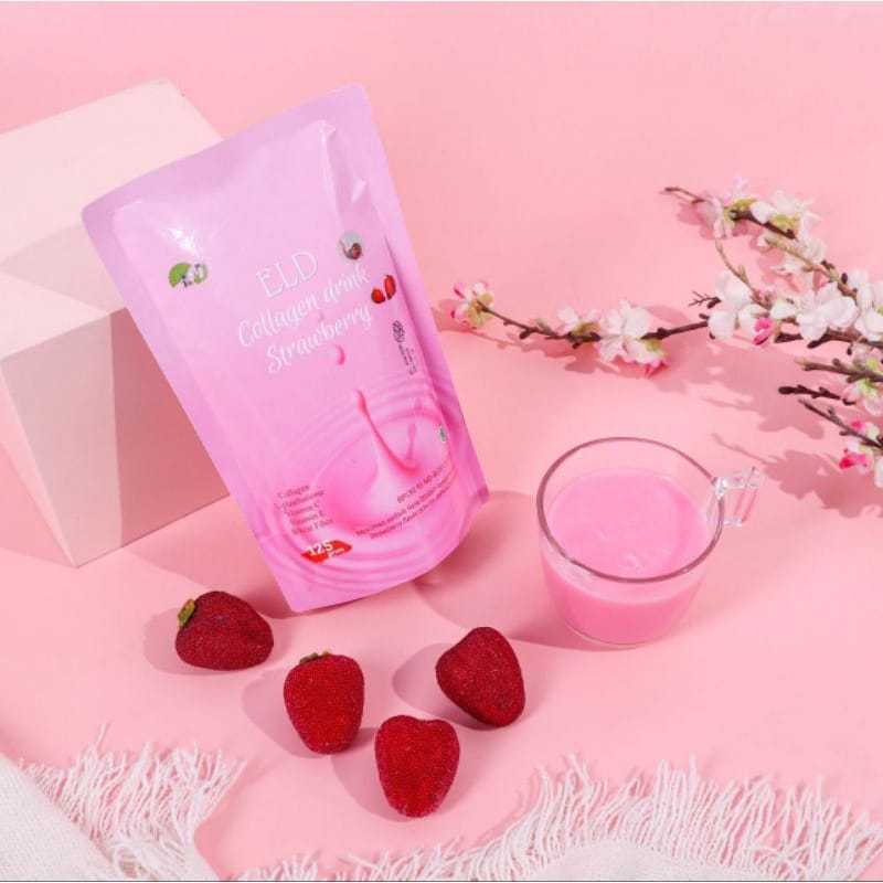 

ELD COLLAGEN DRINK STRAWBERRY 125gr Pemutih Badan dan Pelangsing Badan dalam 1 Kemasan