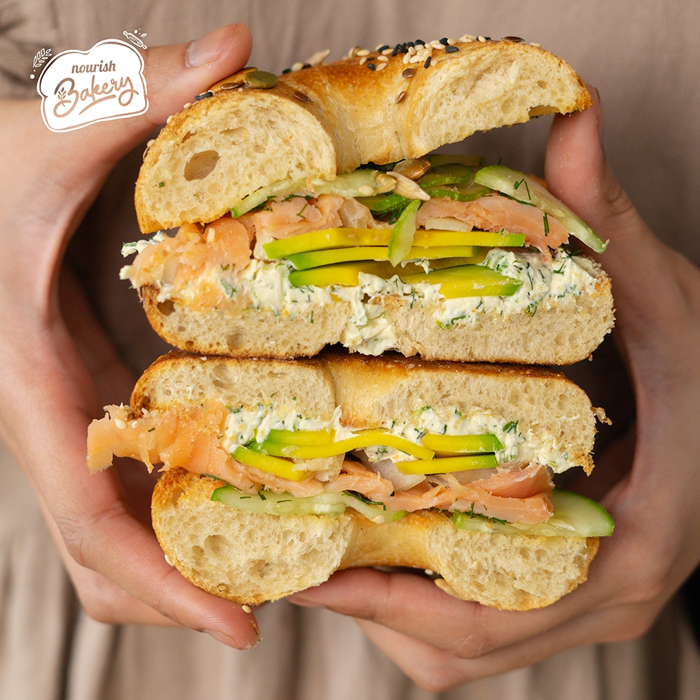 

Bagel Triple Cheese - 100% Sourdough Bagel Keju Long Fermentation 100gr