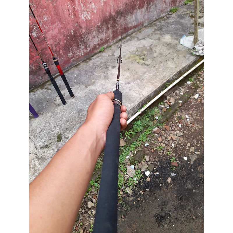 Joran Custom Galatama Lele Blank Carbon solid Sutet
