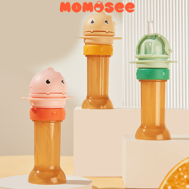Momosee Sedotan Portable Anak Sedotan Botol Minum Anti Tumpah Sedotan Travel Anak BPA Free BB103