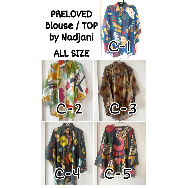 PRELOVED BLOUSE / TOP ALL SIZE by NADJANI