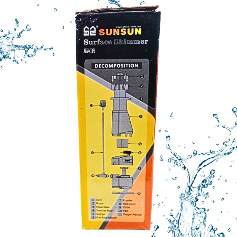 Pompa aquarium SURFACE SKIMMER SUNSUN JY 02