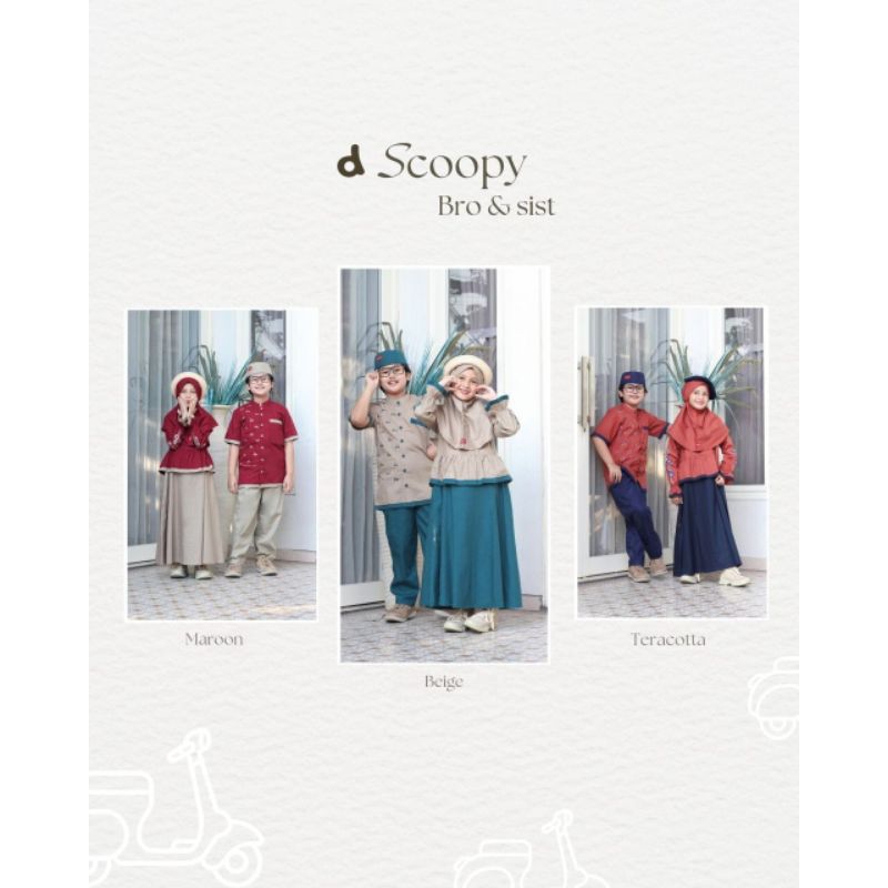 BUSANA MUSLIM ANAK DANNIS || DANNIS ANAK TERBARU || DANNIS ANAK COUPLE D'SCOOPY