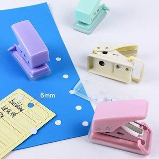 

Pembolong Kertas Satu Lubang One Hole Punch Lucu Unik Mini Cute Macaron Paper Hole Punch