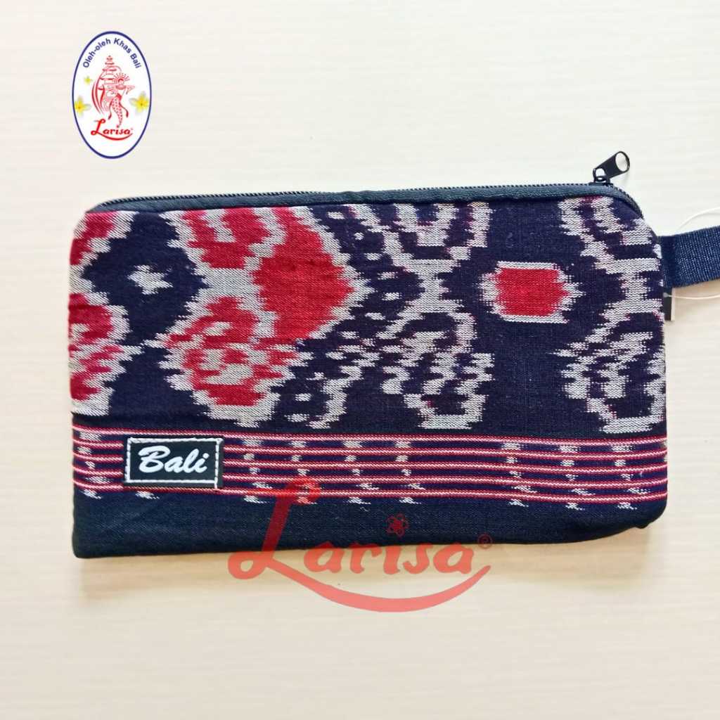 Pouch Tenun Troso Resleting Atas