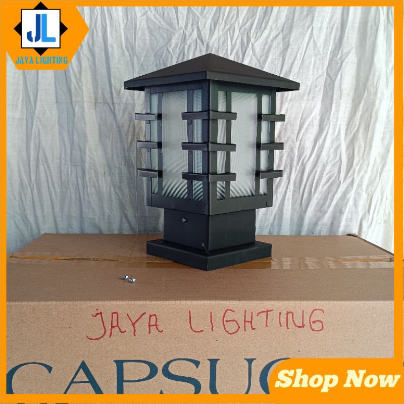 Kap lampu pilar pagar / lampu taman terbaru / lampu hias