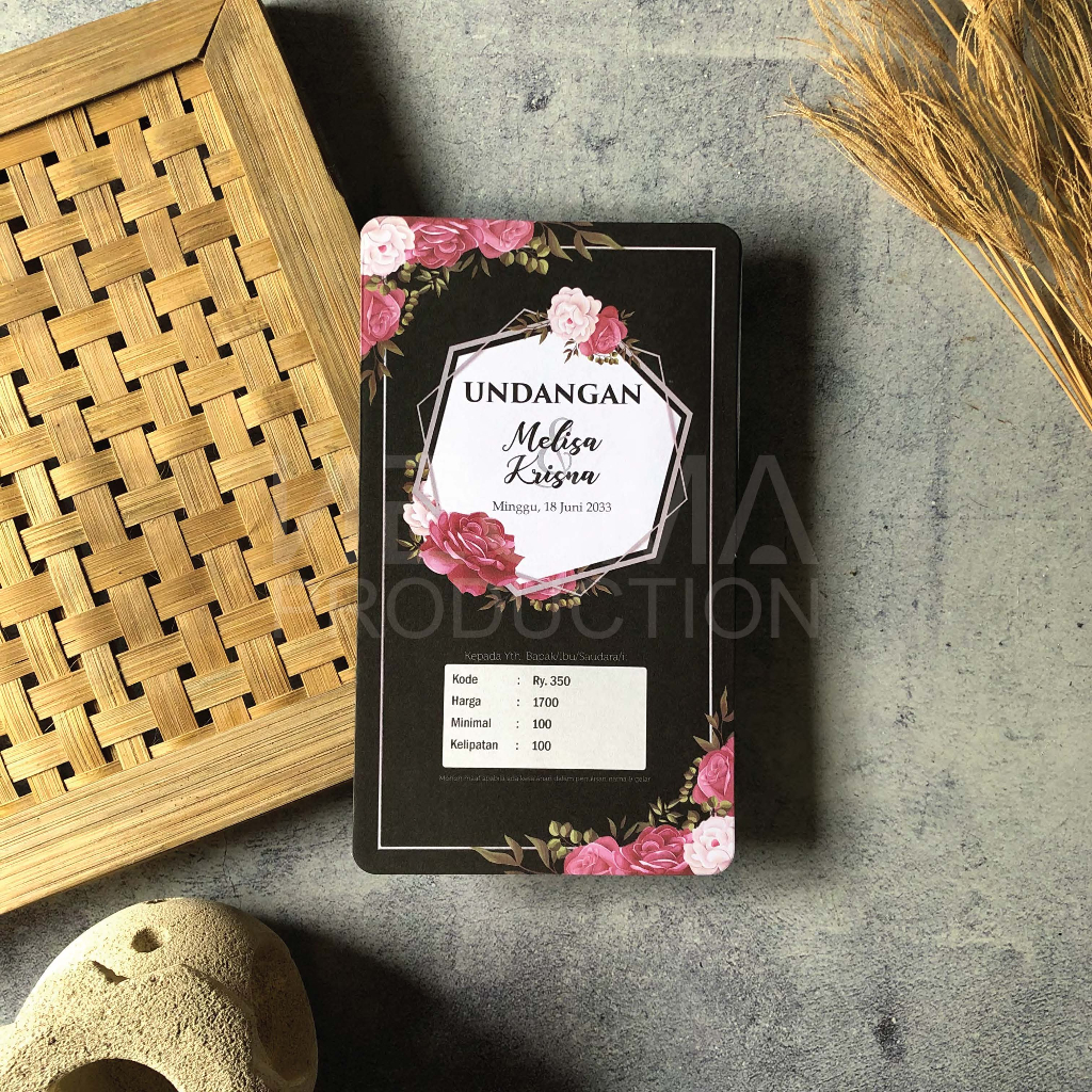

Undangan Nikah Ry 350 Murah Simpel Modern