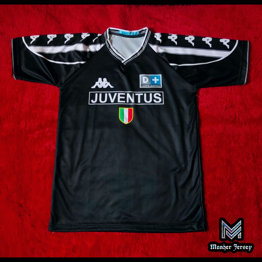 JERSEY JUVENTUS KAPPA 1997 1998 FULL PRINTING