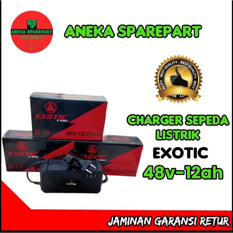 charger exotic 48 volt 12ah charger sepeda listrik