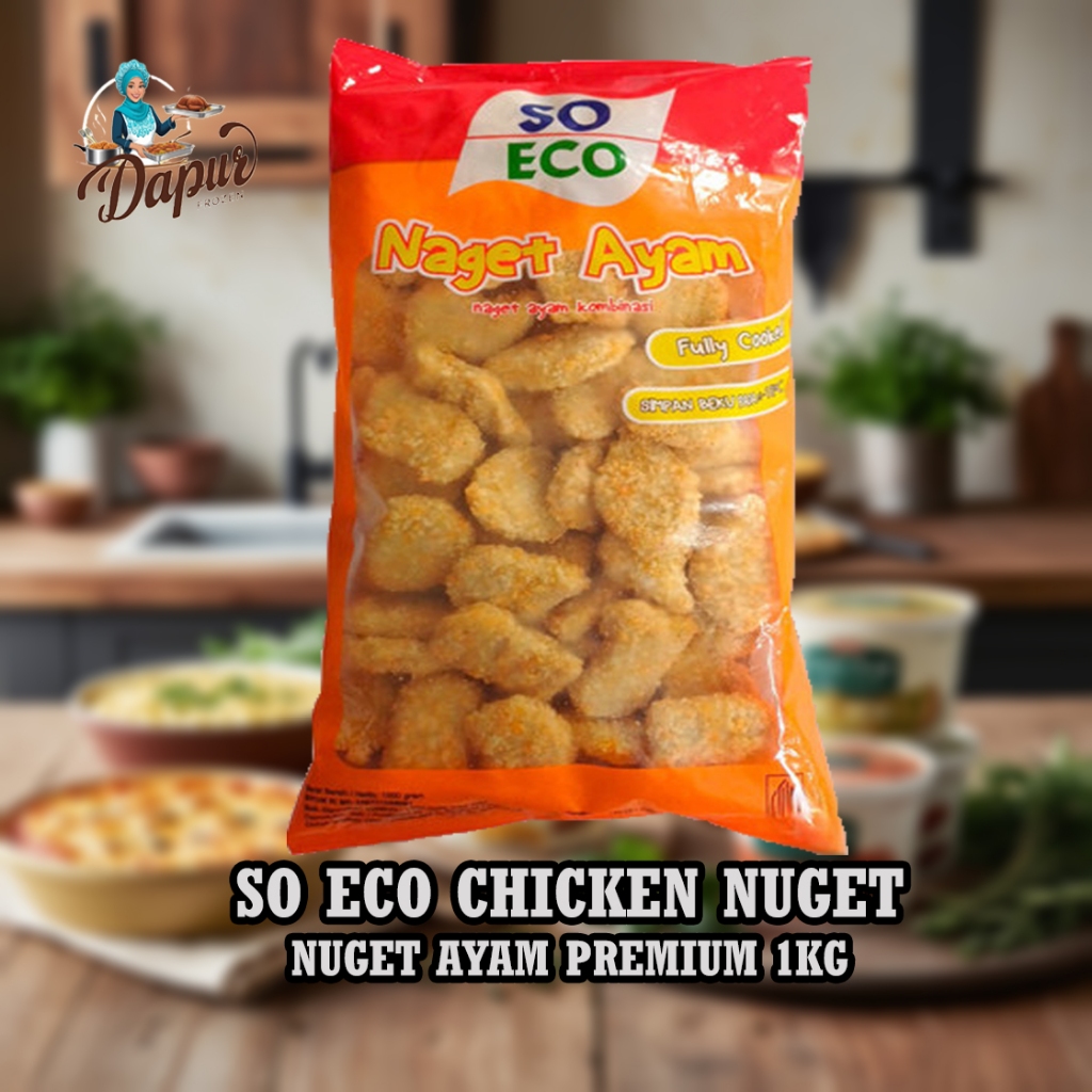 

So Eco Naget Ayam 1 kg - Frozen Nugget