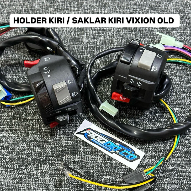 SAKLAR KIRI SWITCH LAMPU SEN YAMAHA VIXION LAMA OLD HOLDER KIRI VIXION SAKLAR KIRI VIXION HOLDER KIR