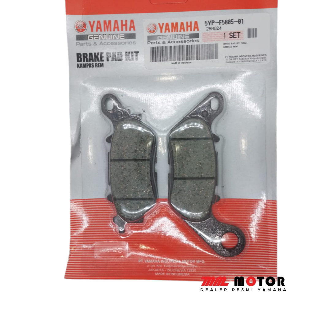Kampas Rem Depan Mio J, Vixion, Jup MX, Belakang Nmax Original 5YP-F5805-01