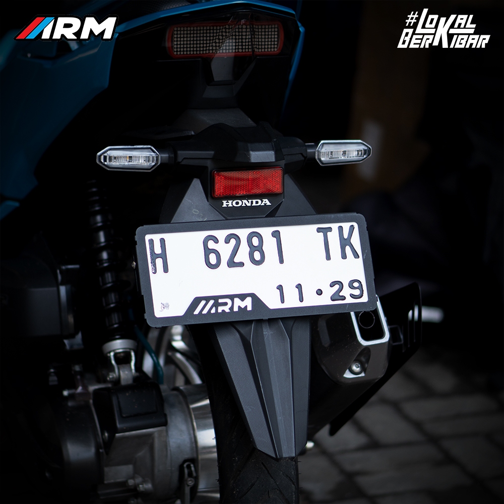 ARM ARUMI DUDUKAN PLAT NOMOR MOTOR  STANDAR VARIO PCX ADV AEROX NMAX LEXI DEPAN BELAKANG