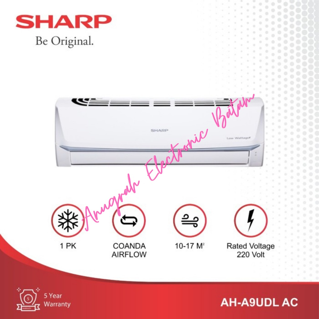 SHARP AC SPLIT AH-A9UDL 1PK  BATAM