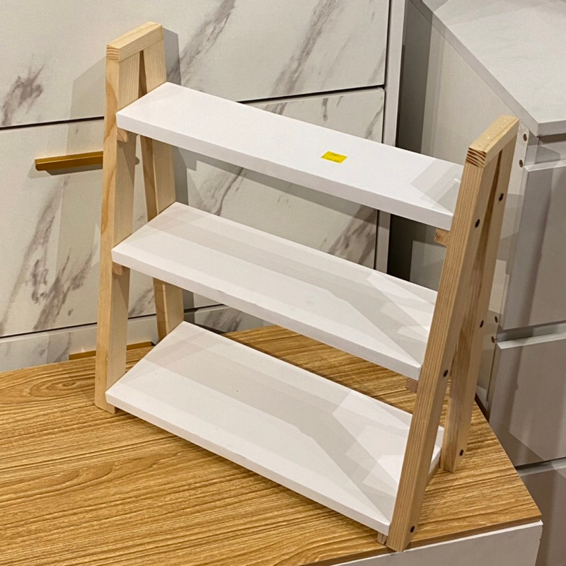 2505 Rak bumbu kayu 3 tingkat