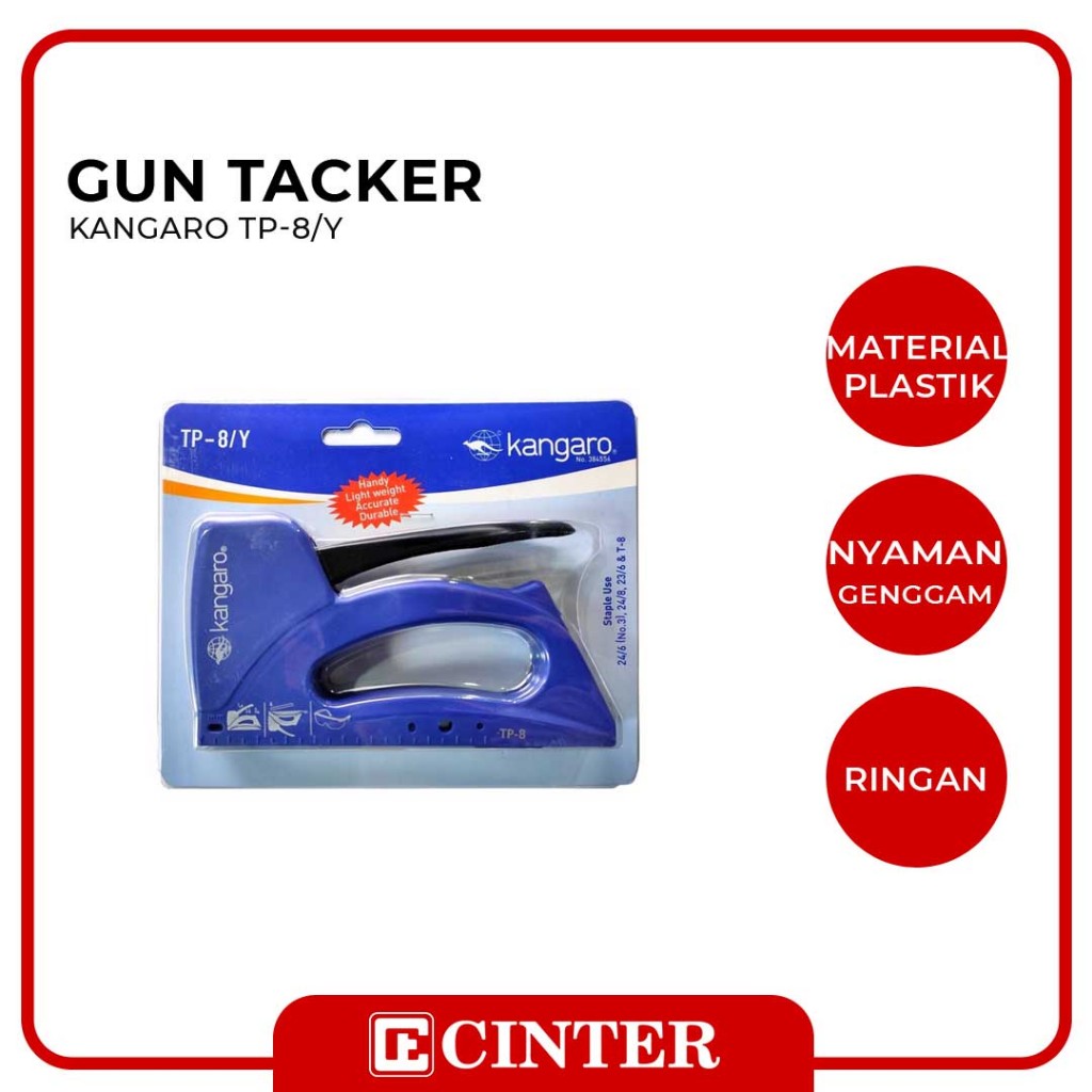 KANGARO - HEKTER TEMBAK / GUN TACKER / STAPLER TEMBAK / TEMBAK PASAK TP-8/Y