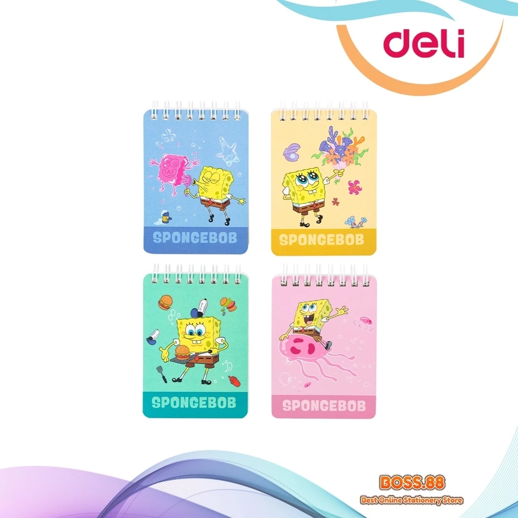 

NOTES SPIRAL DELI A7 LA-7100 SPONGEBOB (1 PCS)