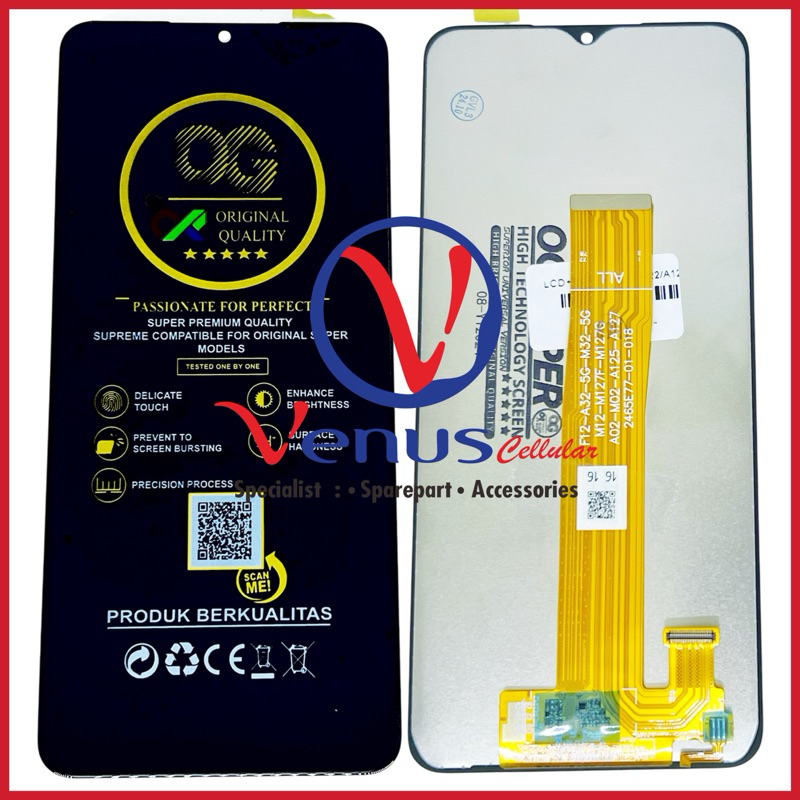 LCD+TOUCHSCREEN samsung A02/A022/A125F/A12/A127/A32 5G/ M127/M12/M02