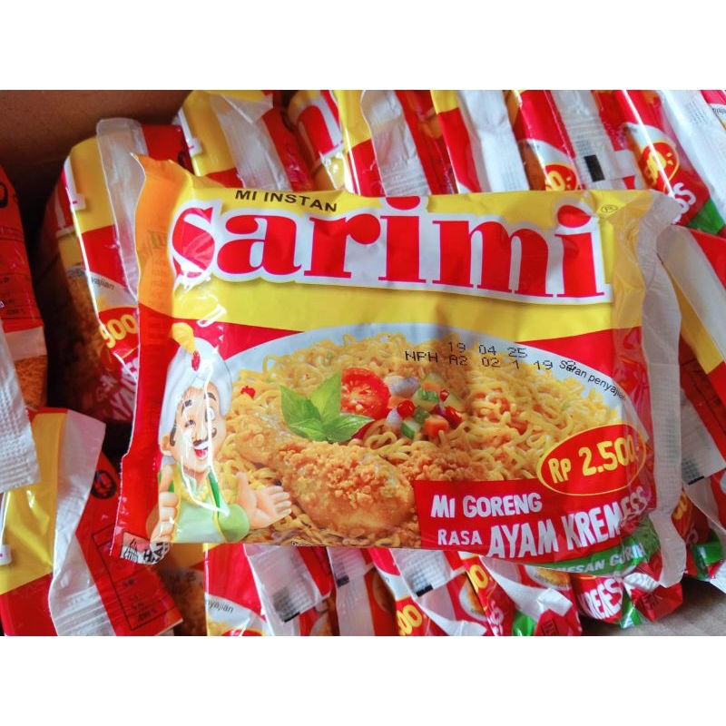 

sarimi goreng ayam kremes