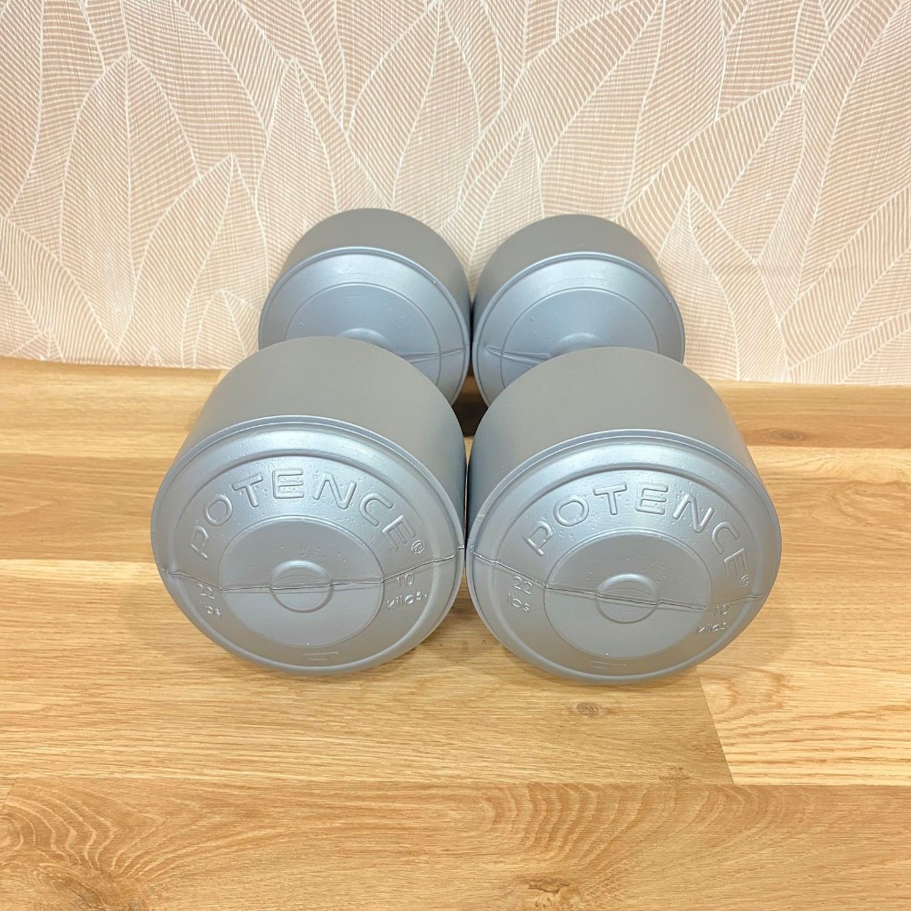 POTENCE BARBEL 10 KG / DUMBELL 10 KG / DUMBEL PLASTIK 10KG