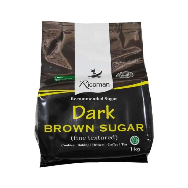 

Ricoman Dark Brown Sugar Fine Textured 1kg