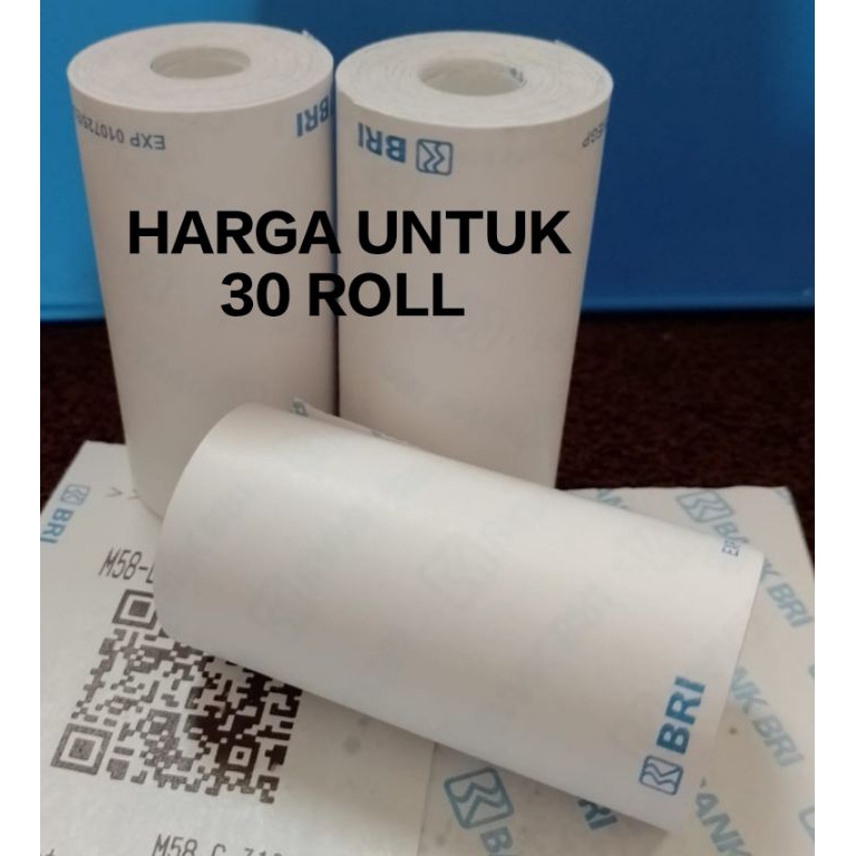 

Ready PAKET 1 KG KERTAS THERMAL LOGO BANK BRI 57x3 paket 1 kilo E82