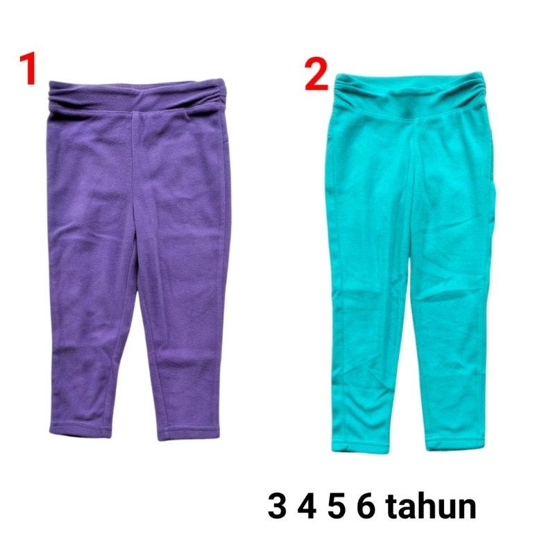 Celana panjang anak perempuan Columbia 3 4 5 6 tahun long pant ungu tosca