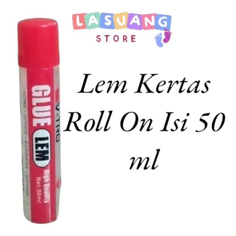 

Lem Kertas Roll On V-Tro - Lem Kertas
