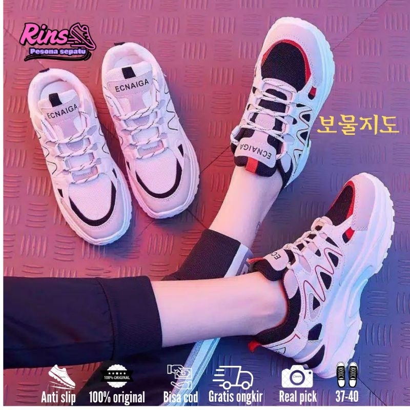 Rins-SEPATU KOREA WANITA|SEPATU SNEAKERS WANITA|SEPATU KETS KOREA (BG-701)