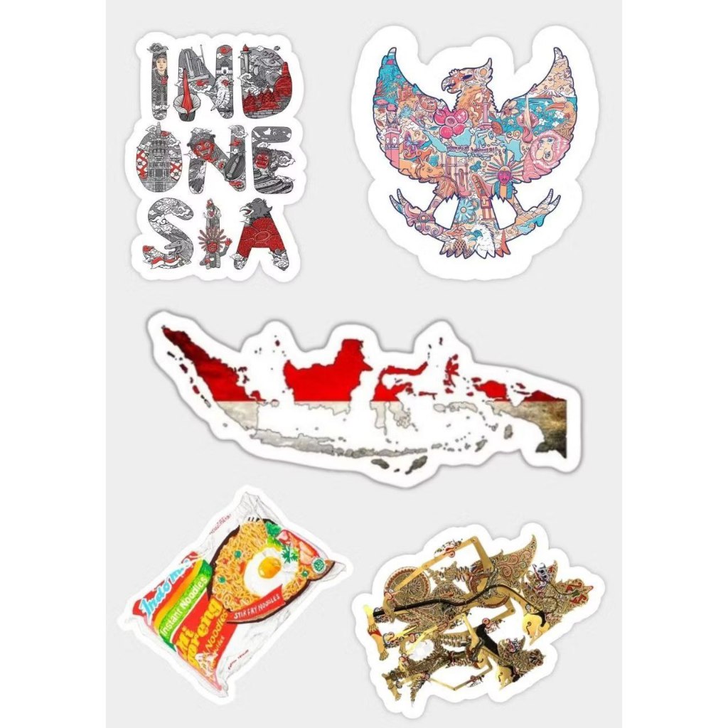 

STIKER UNIK INDONESIA TEMA BATIK, WAYANG || UKURAN A6