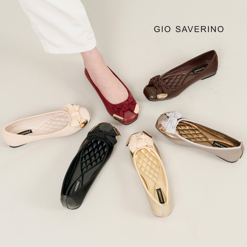 Original Gio Saverino Sepatu Wanita Flat Shoes Wanita Terbaru Bella