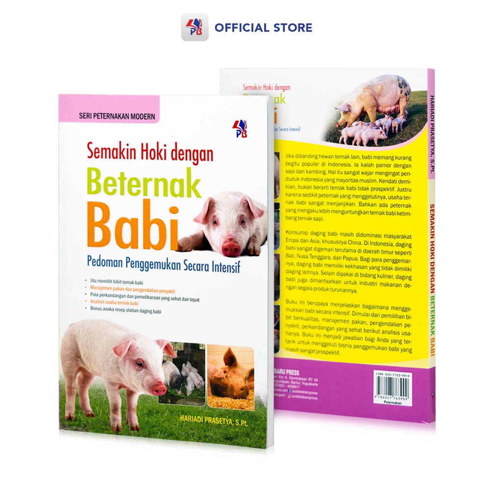 KODE T72C Buku Peternakan  Semakin Hoki Dengan Beternak Babi