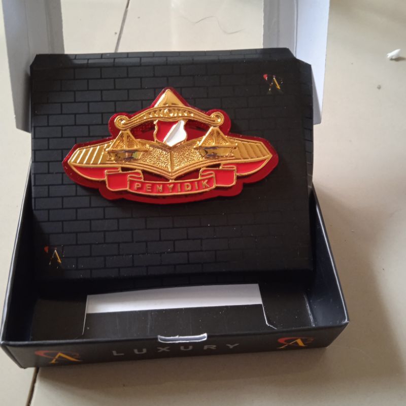 super exlusive brevet wing penyidik polri dasar akrilik mika