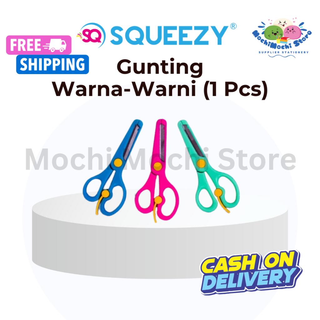 

PER 1 PCS Gunting Warna Warni SC-SQ03 | Gunting Stainless Steel | Scissors Stainless Steel | Gunting Kecil Warna | Gunting Bahan Baja Anti Karat