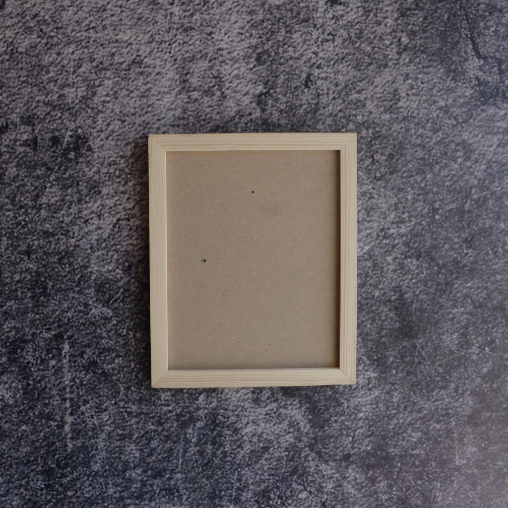 [KHUSUS INSTAN] Bingkai Frame Pigura Kayu Tanpa Kaca