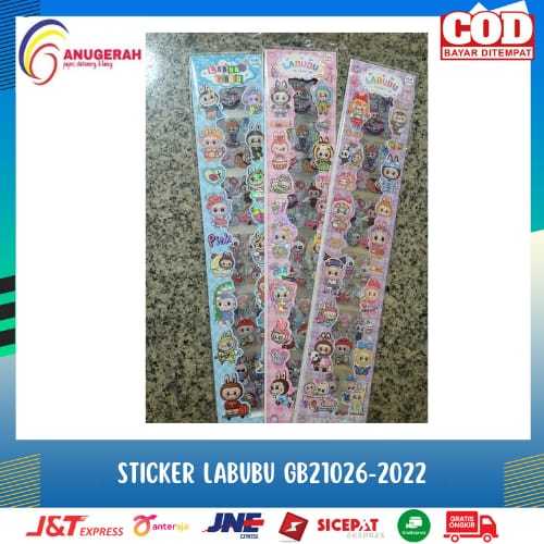 

STICKER LABUBU GB21026-2022 / 100 pcs sticker (SET)